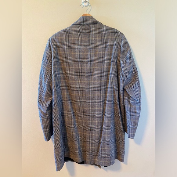 Zara Double Breasted Plaid Jacket - Picture 6 of 8